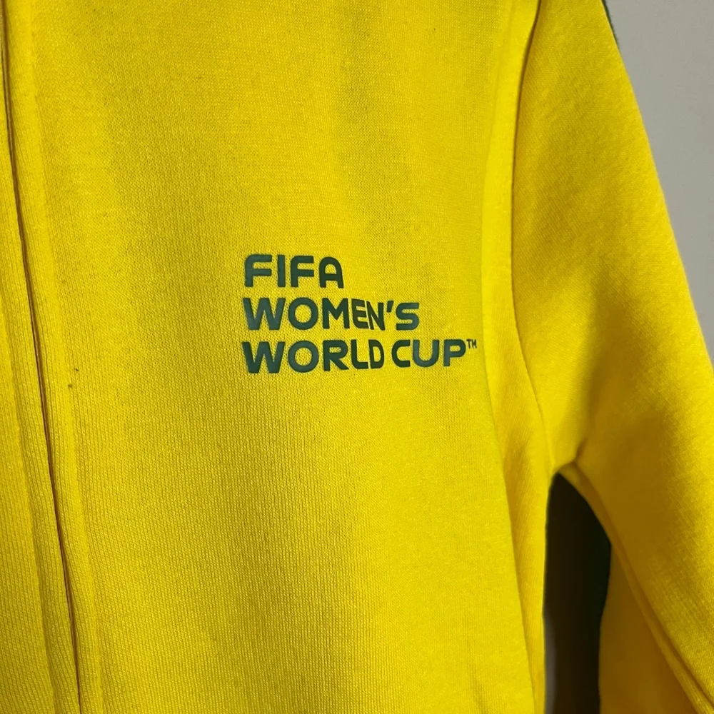 FIFA Women's World Cup 2023 Team Australia Yellow Zip Hoodie - Unisex